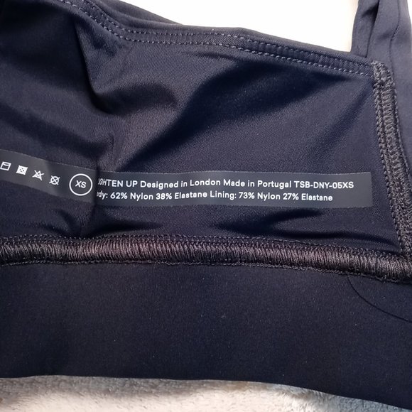 NEW ADAY "LIGHTEN UP" Sports Bra Shadow Sustainable Athleisure Size XS - Picture 7 of 9